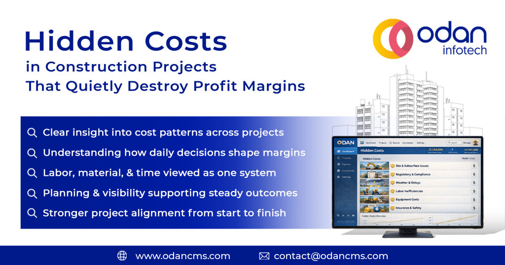 Hidden costs develop gradually through daily activities, planning choices, and execution flow.